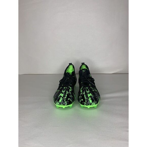 Puma Future 19.3 Netfit Fg Ag Soccer‎ Cleats Black/Green Men’s 105539-04 Size 8 main image 4